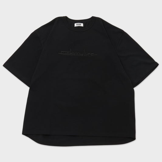 FML Embroidery T-shirt Black×Black