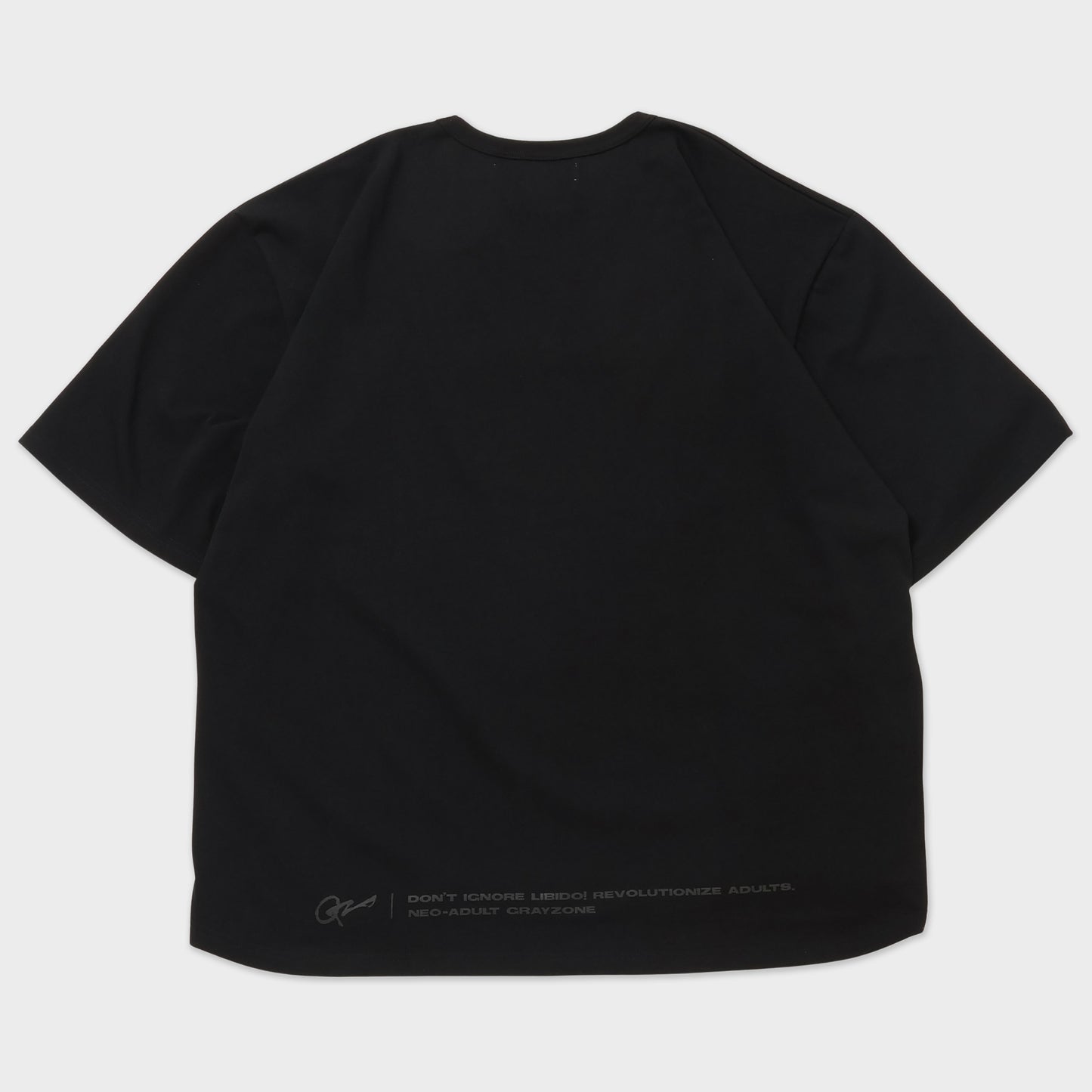 FML Embroidery T-shirt Black×Black