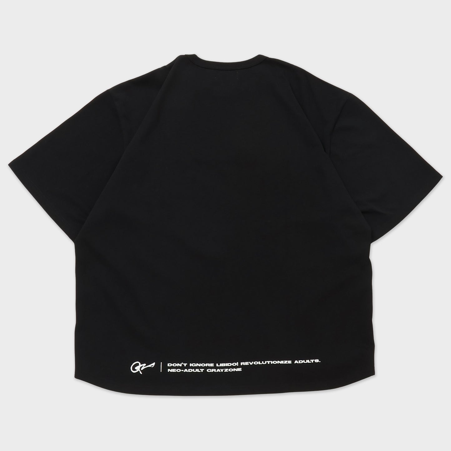 FML Embroidery T-shirt Black×White