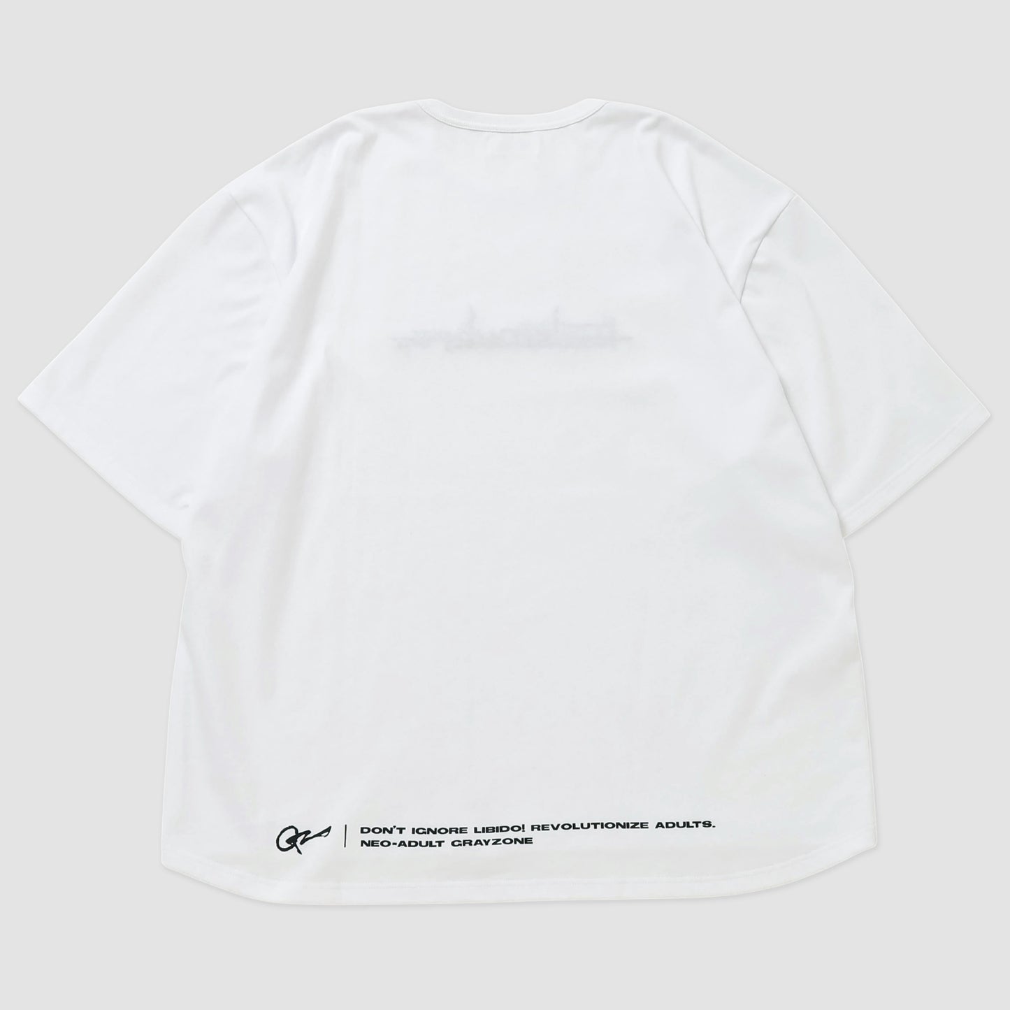 FML Embroidery T-shirt White×Black