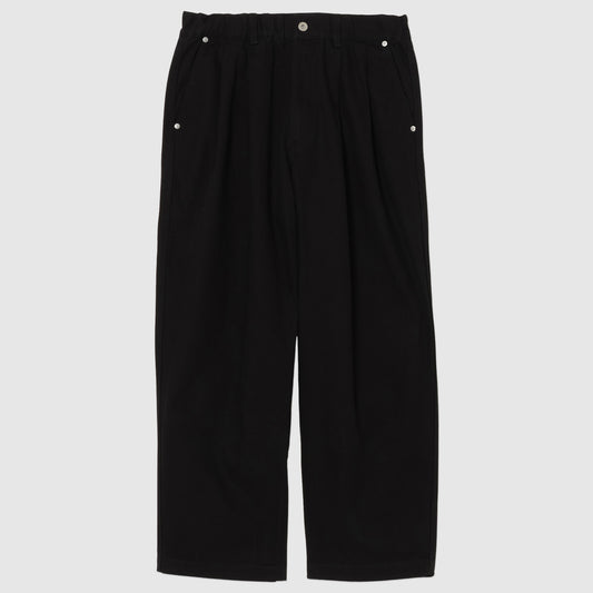 Two Tuck Wide Pants Black
