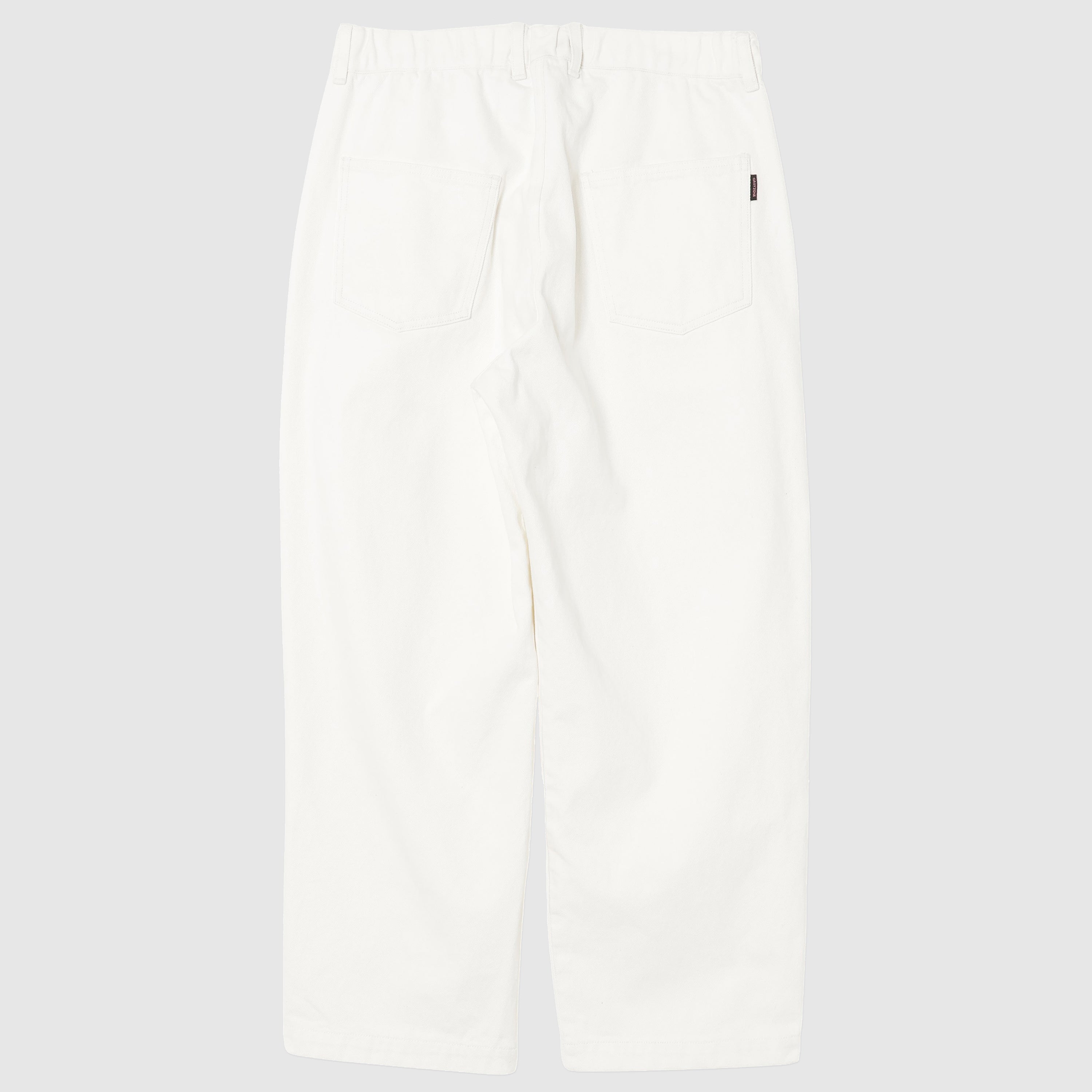 Two Tuck Wide Pants White – GRAYZONE