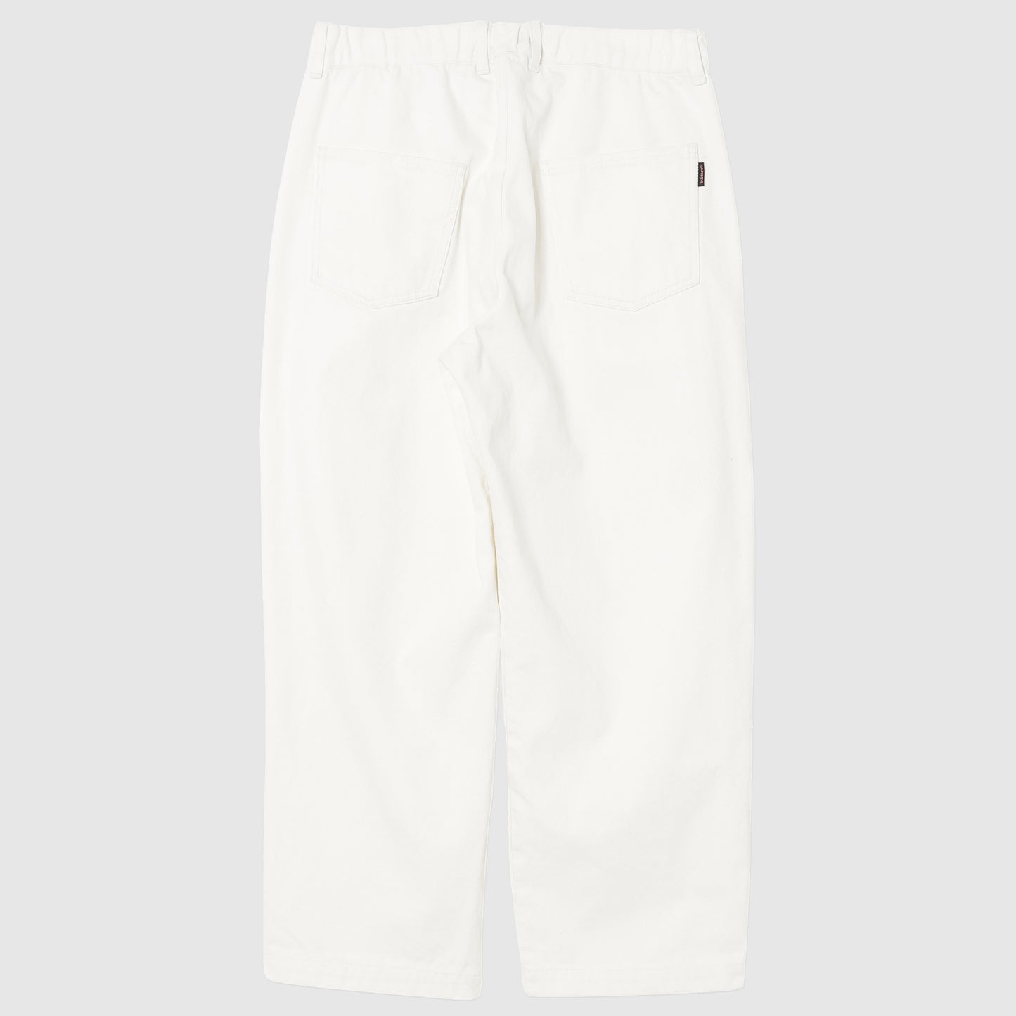 Two Tuck Wide Pants White
