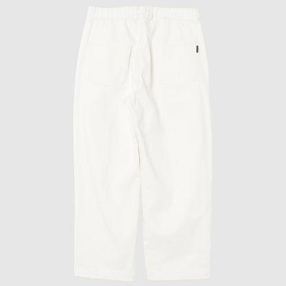 Two Tuck Wide Pants White