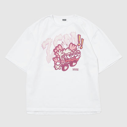 ZGM Cartoon T-shirt White