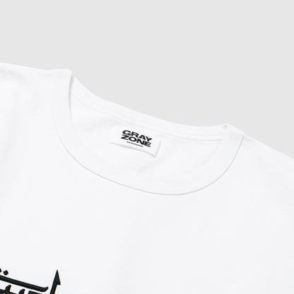 FML Embroidery L/S T-shirt White