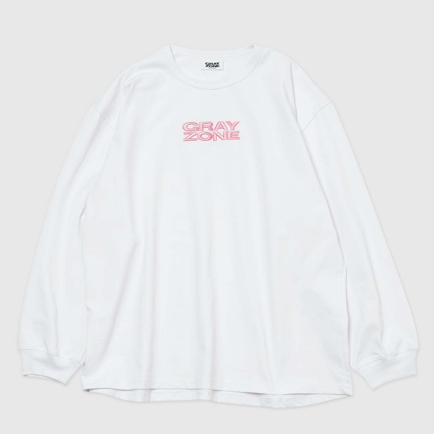 GRAYZONE Logo L/S T-shirt White
