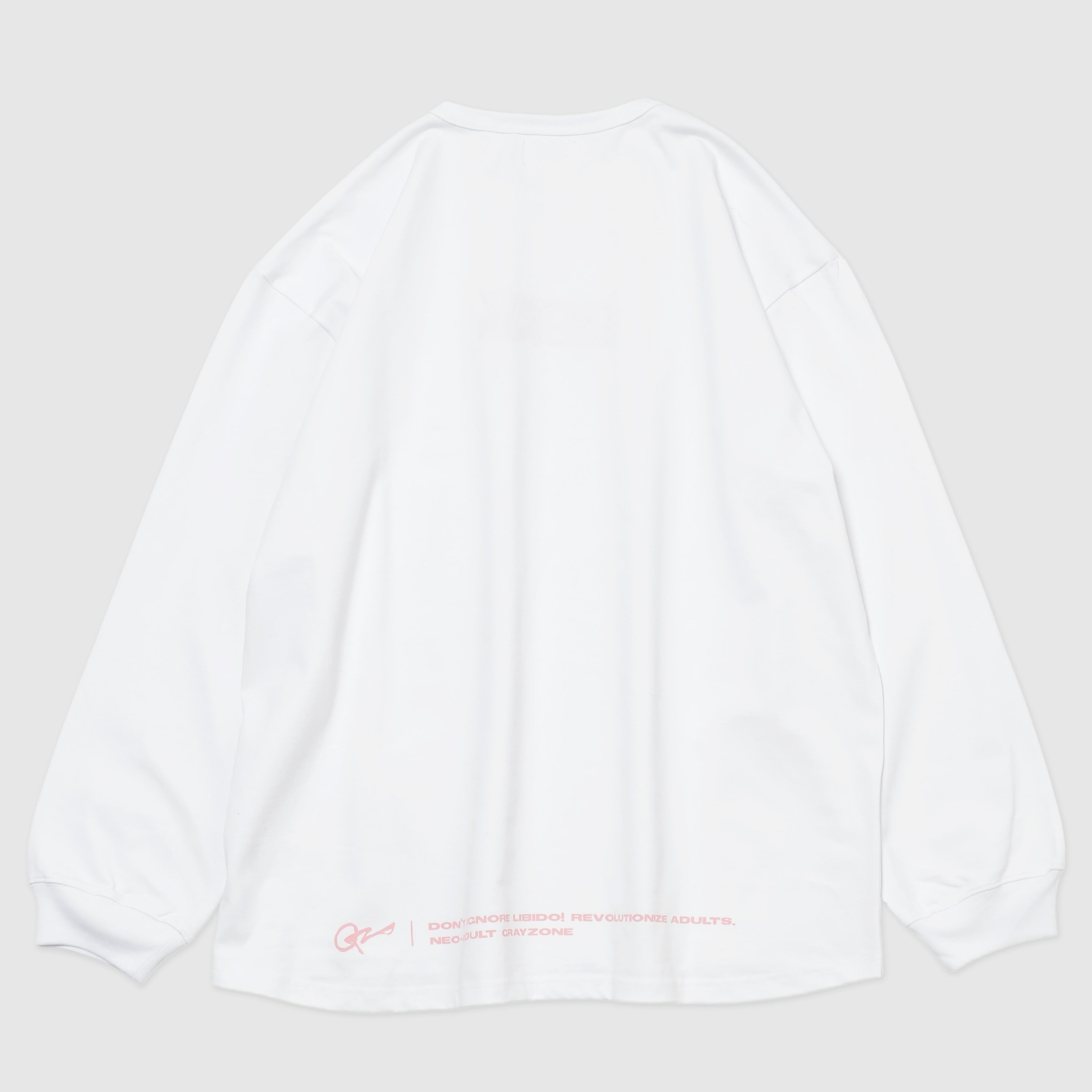 GRAYZONE Logo L/S T-shirt White