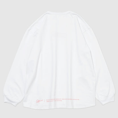 GRAYZONE Logo L/S T-shirt White