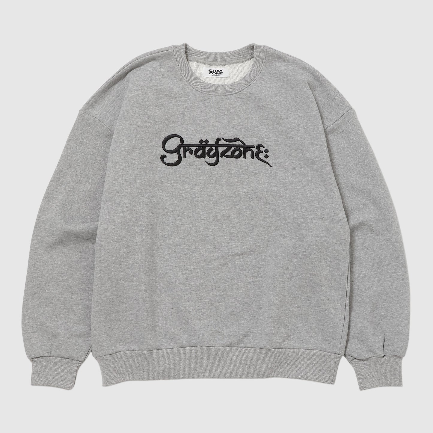 F-Typo Crew Sweat Shirt Gray