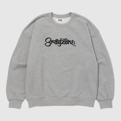 F-Typo Crew Sweat Shirt Gray