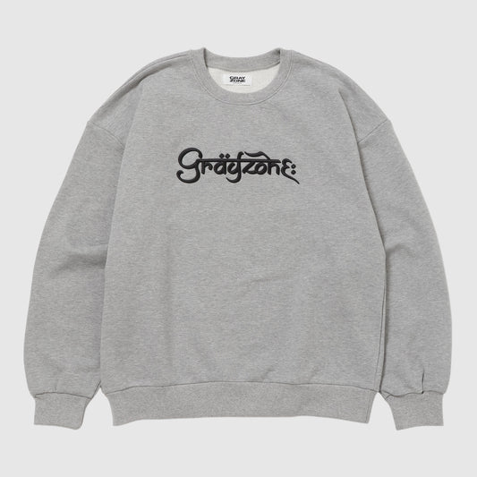 F-Typo Crew Sweat Shirt Gray