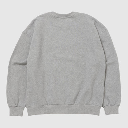 F-Typo Crew Sweat Shirt Gray