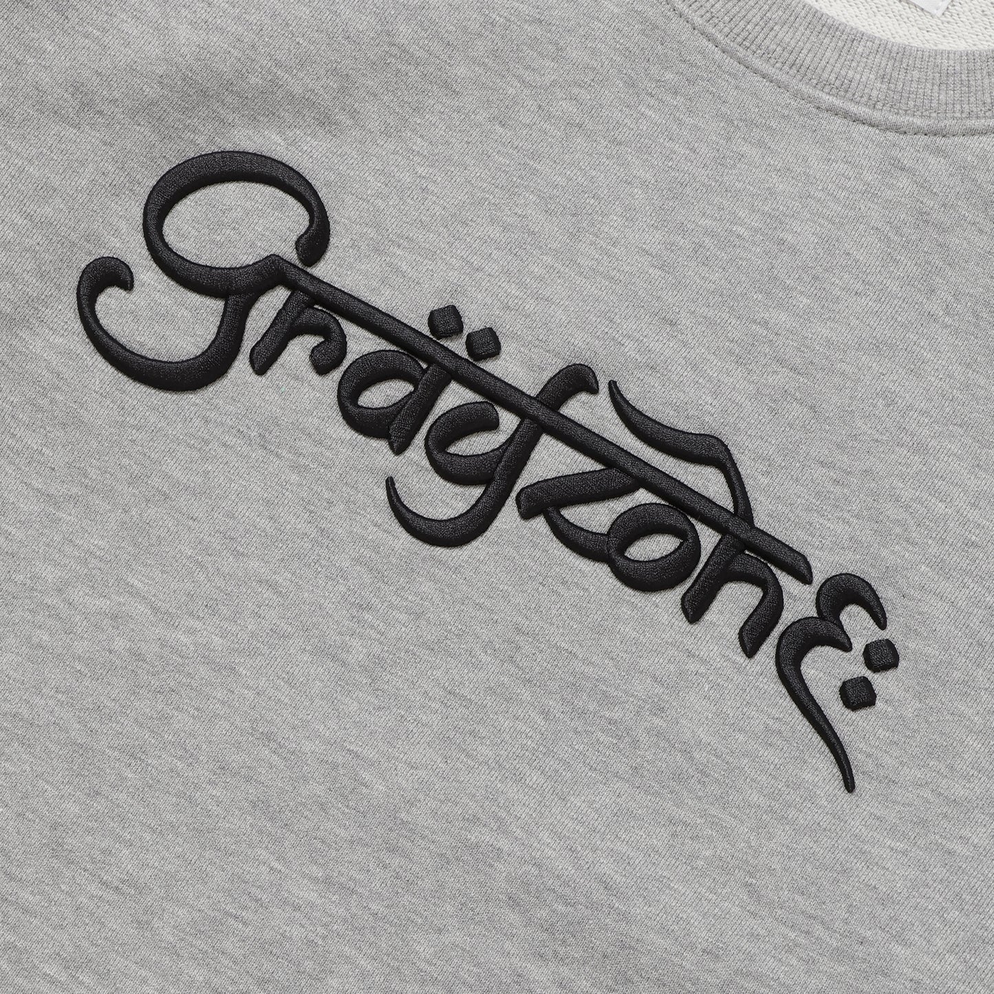 F-Typo Crew Sweat Shirt Gray
