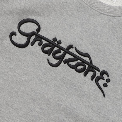 F-Typo Crew Sweat Shirt Gray