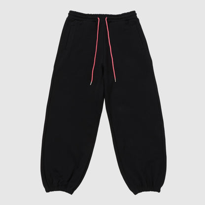Wide Sweat Pants Black