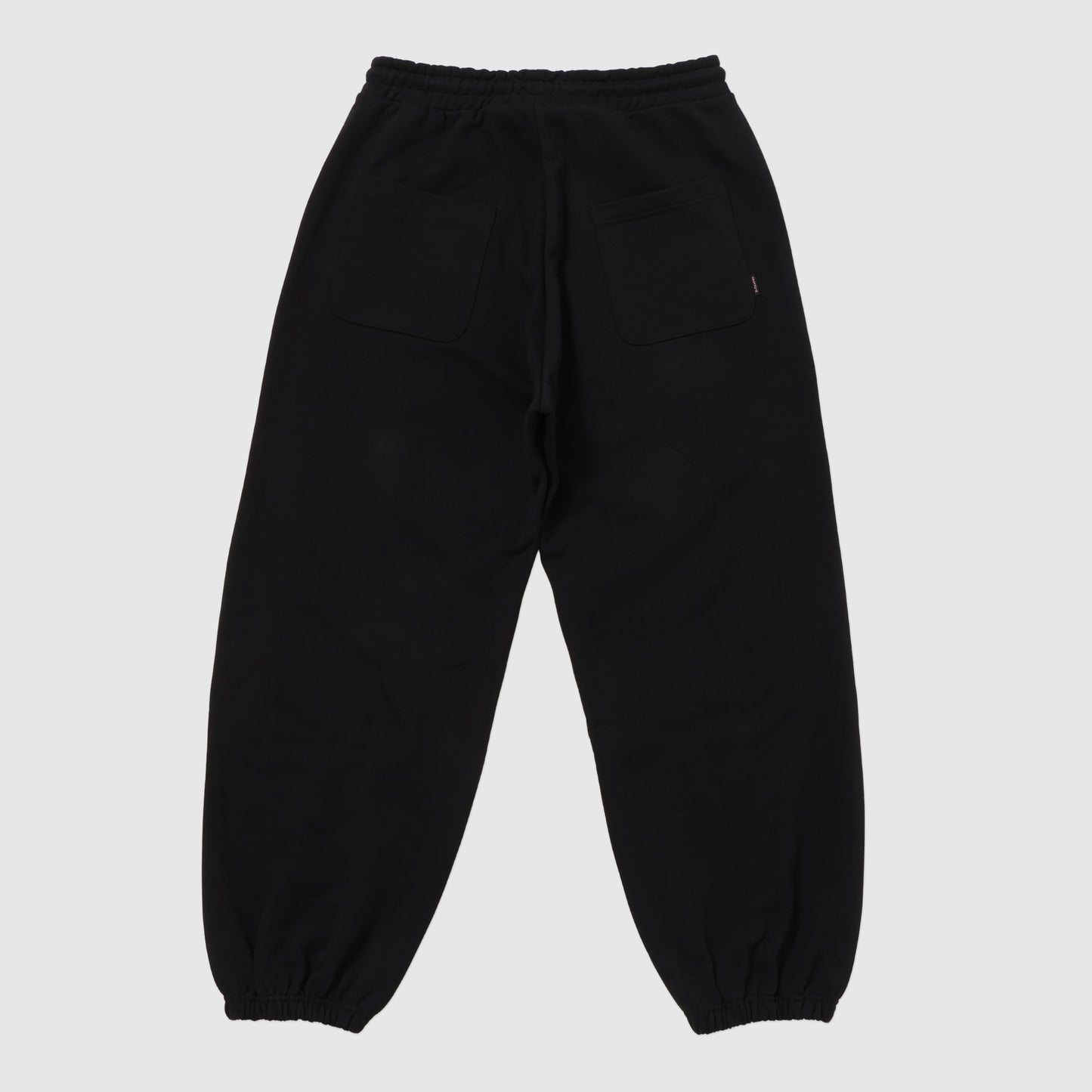 Wide Sweat Pants Black