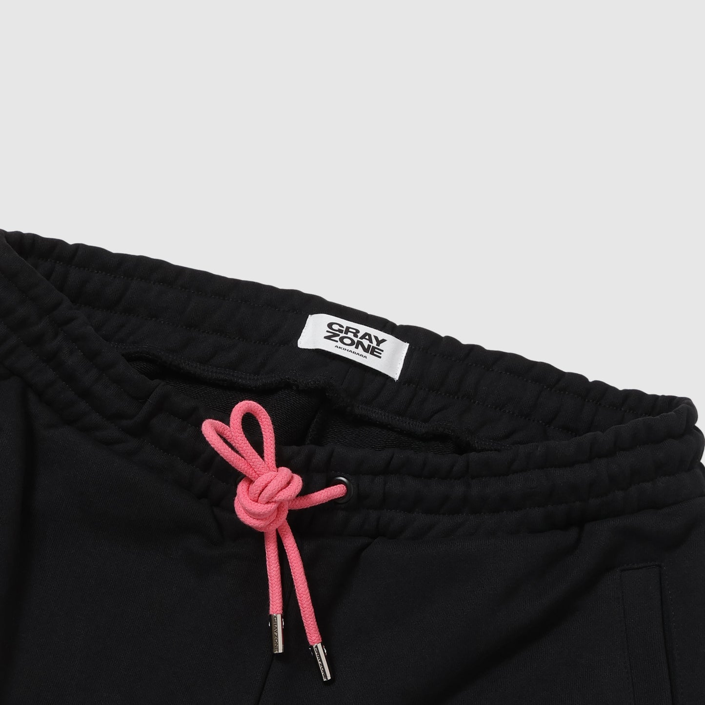 Wide Sweat Pants Black