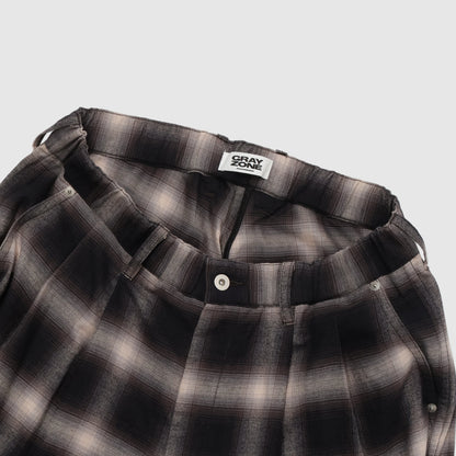 Ombre Check Pants